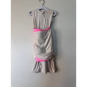 HALO Sleep Sack Oat with Bright Pink Accent Trim NB 0-3 months